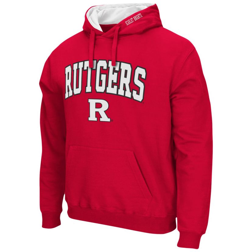 Rutgers Scarlet Knights NCAA Rutgers Knights Arch & Logo 3.0 Pullover Hoodie