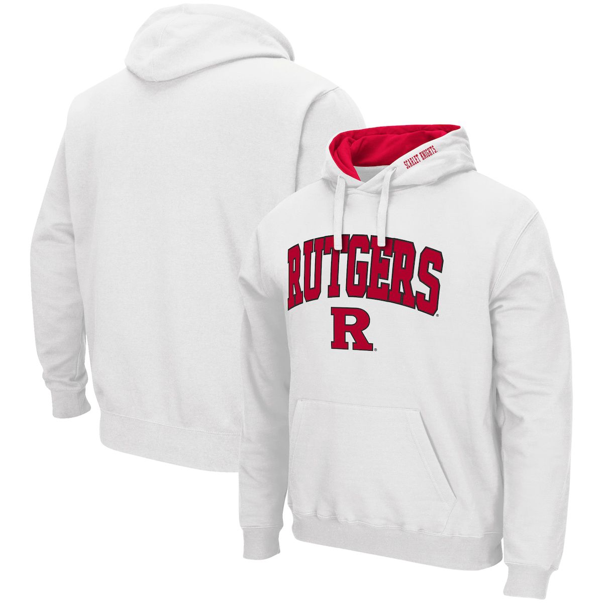 Rutgers Scarlet Knights NCAA Rutgers Knights Arch & Logo 3.0 Pullover Hoodie
