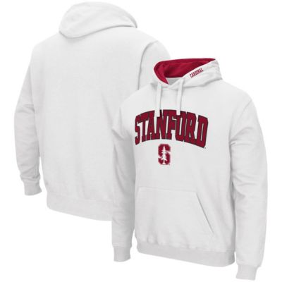 Colosseum Men's Stanford Cardinal NCAA Stanford Arch & Logo 3.0 Pullover Hoodie