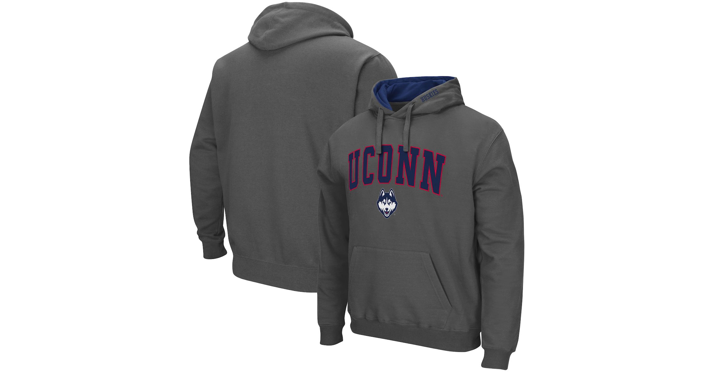Connecticut Huskies NCAA UConn Huskies Arch & Logo 3.0 Pullover Hoodie