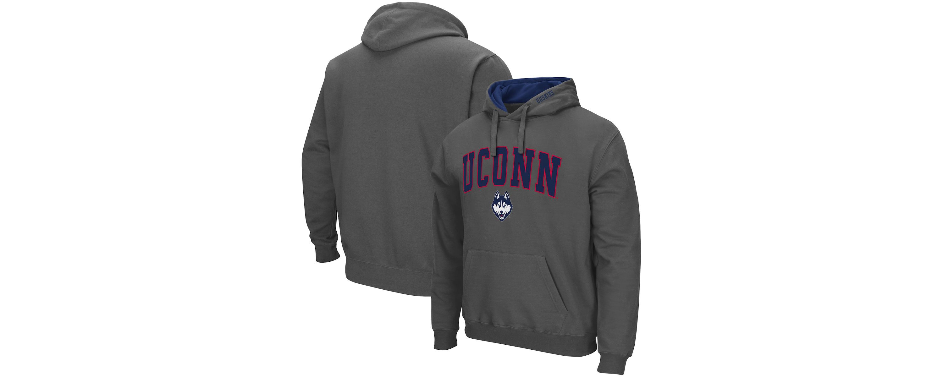 Connecticut Huskies NCAA UConn Huskies Arch & Logo 3.0 Pullover Hoodie