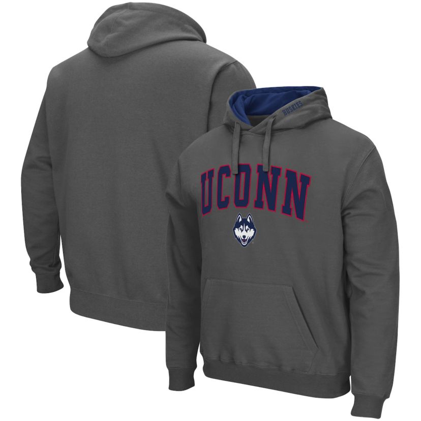 Connecticut Huskies NCAA UConn Huskies Arch & Logo 3.0 Pullover Hoodie