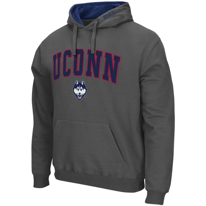 Connecticut Huskies NCAA UConn Huskies Arch & Logo 3.0 Pullover Hoodie