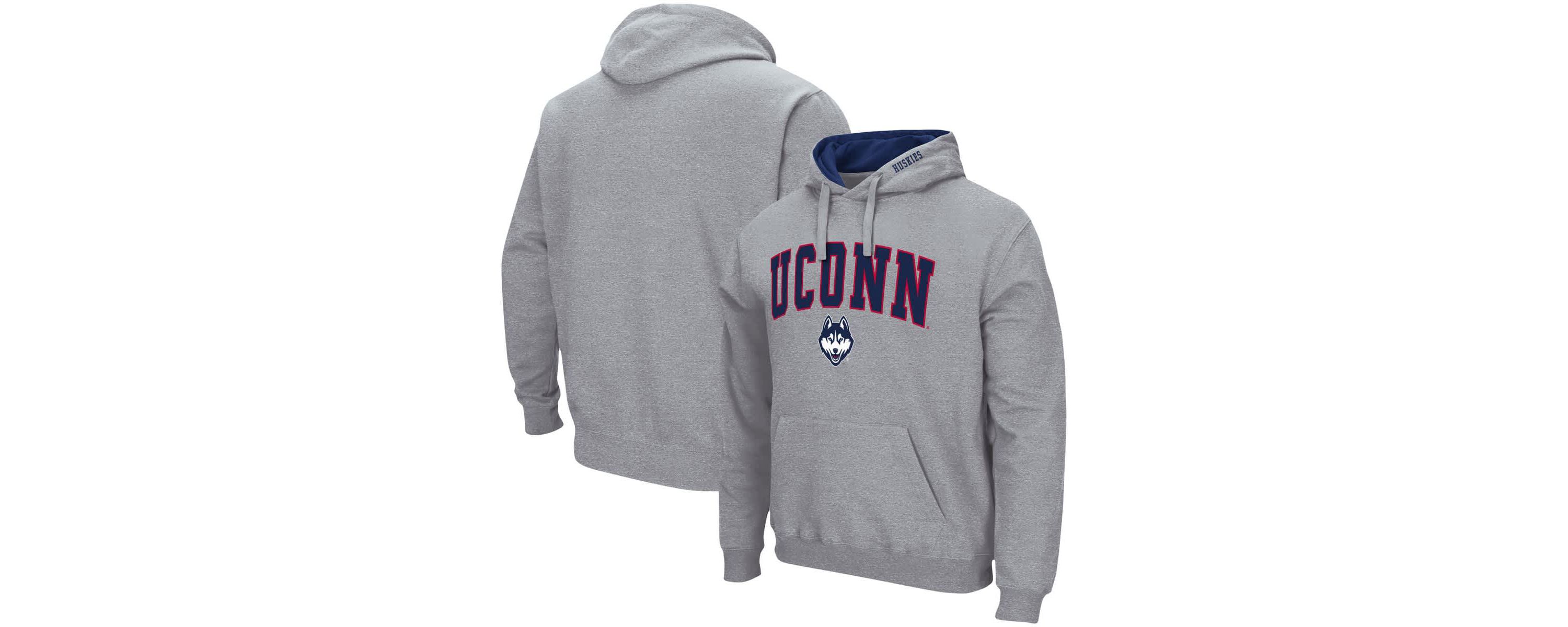 Connecticut Huskies NCAA UConn Huskies Arch & Logo 3.0 Pullover Hoodie