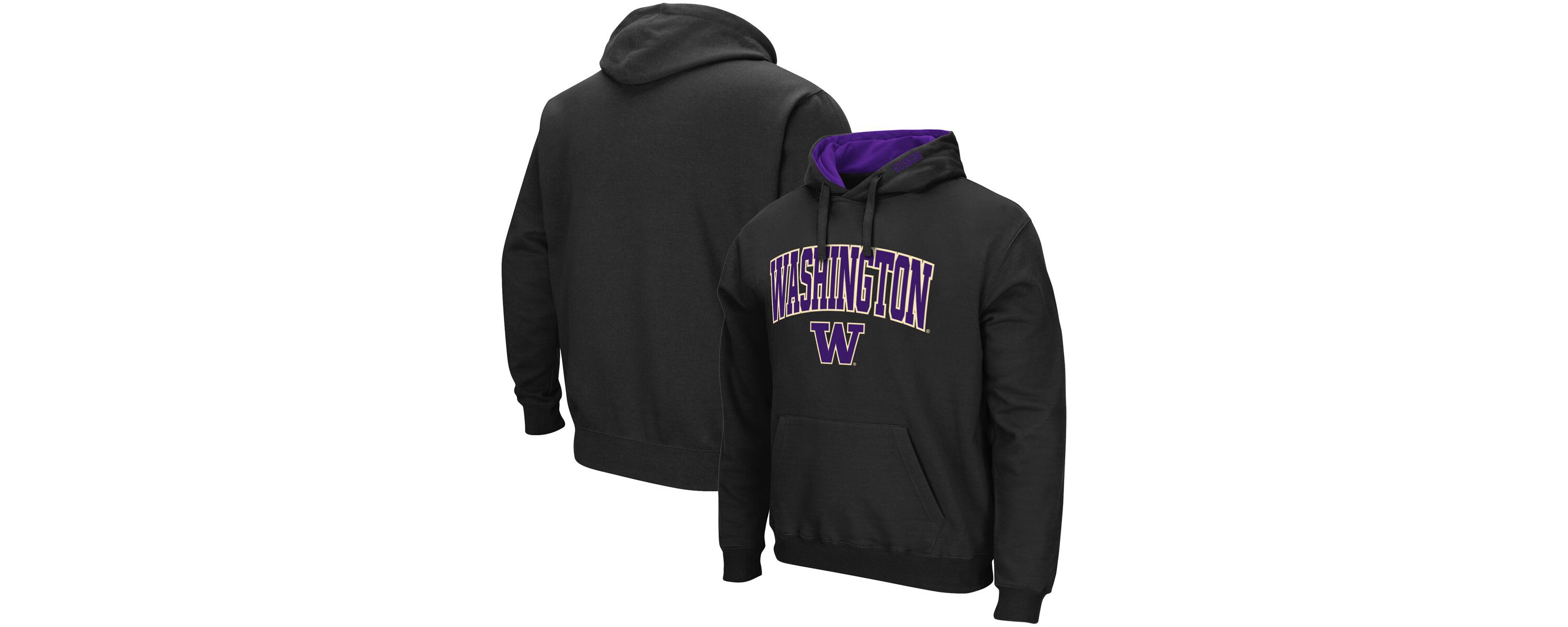 NCAA Washington Huskies Arch & Logo 3.0 Pullover Hoodie