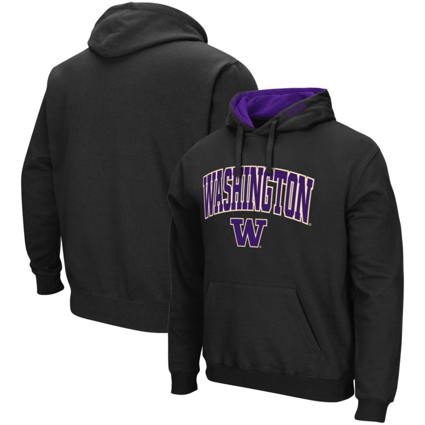 NCAA Washington Huskies Arch & Logo 3.0 Pullover Hoodie