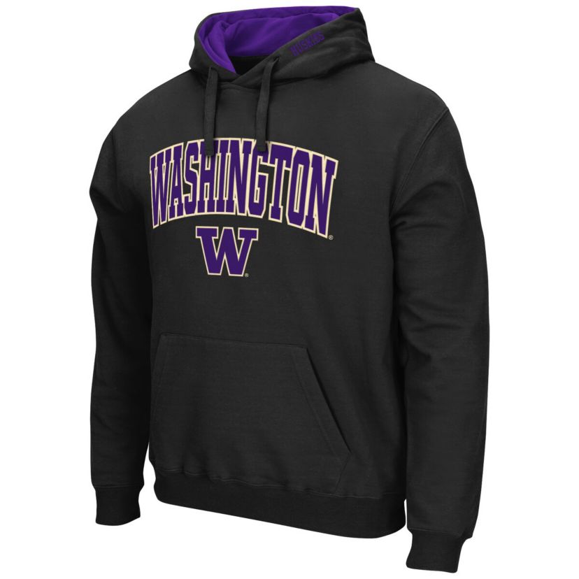 NCAA Washington Huskies Arch & Logo 3.0 Pullover Hoodie