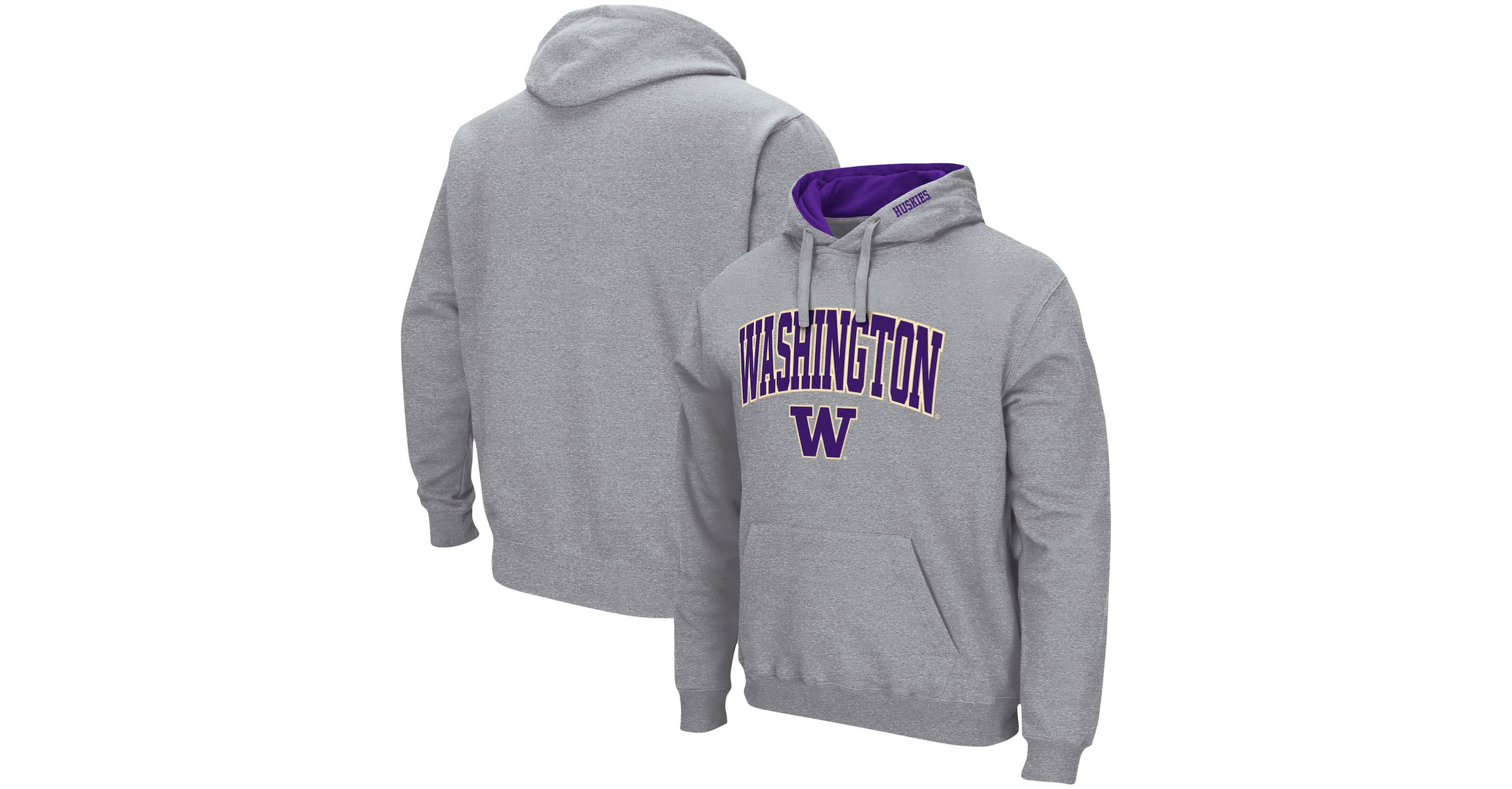 NCAA Washington Huskies Arch & Logo 3.0 Pullover Hoodie
