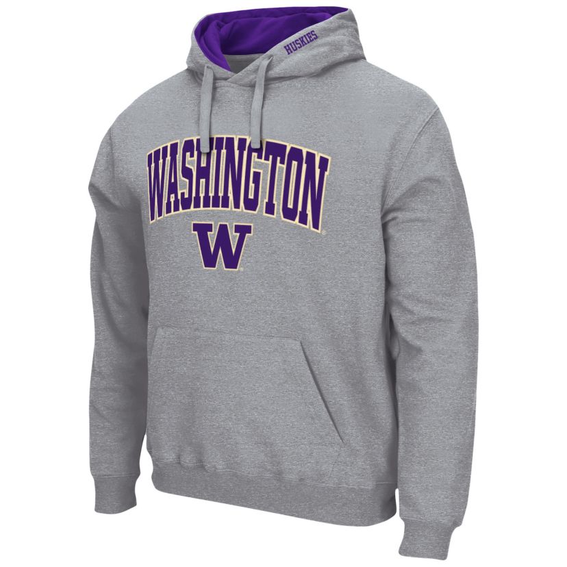 NCAA Washington Huskies Arch & Logo 3.0 Pullover Hoodie