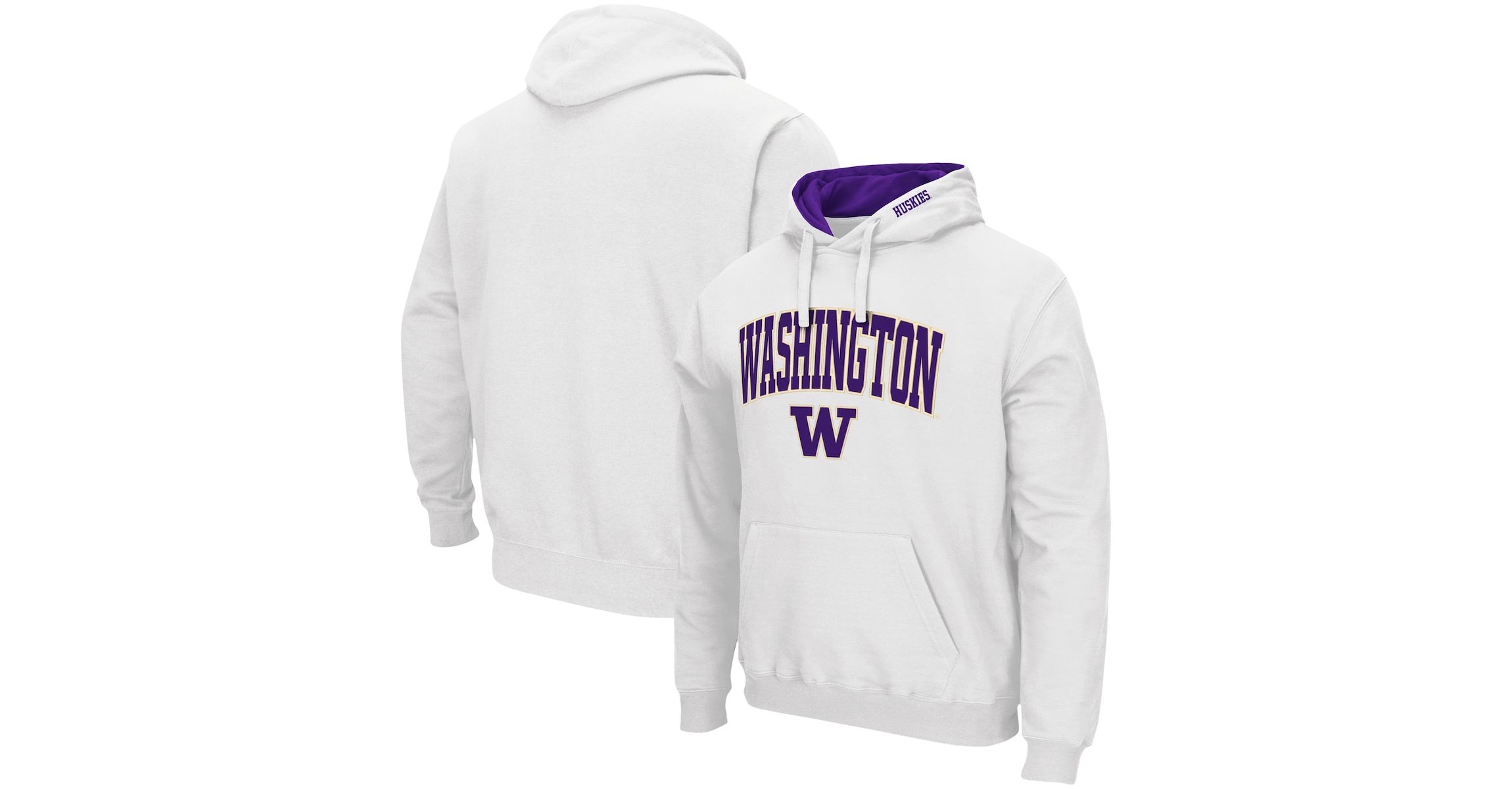 NCAA Washington Huskies Arch & Logo 3.0 Pullover Hoodie