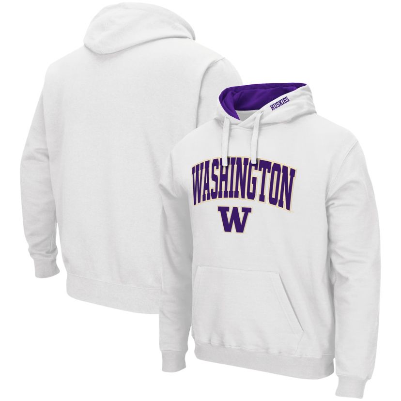 NCAA Washington Huskies Arch & Logo 3.0 Pullover Hoodie