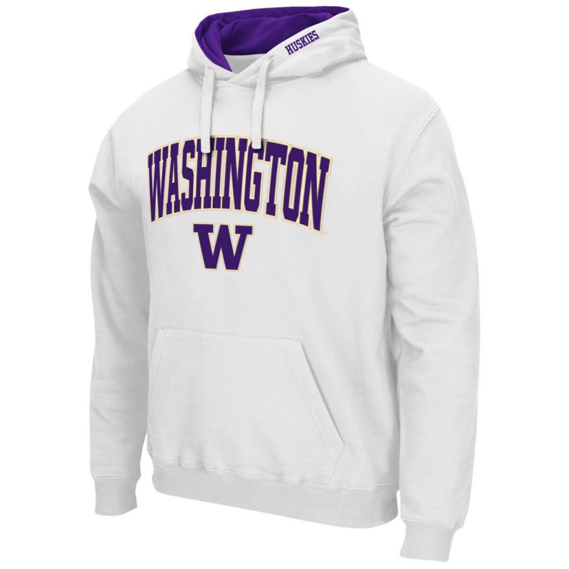 NCAA Washington Huskies Arch & Logo 3.0 Pullover Hoodie