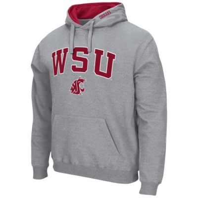 NCAA Washington State Cougars Arch & Logo 3.0 Pullover Hoodie