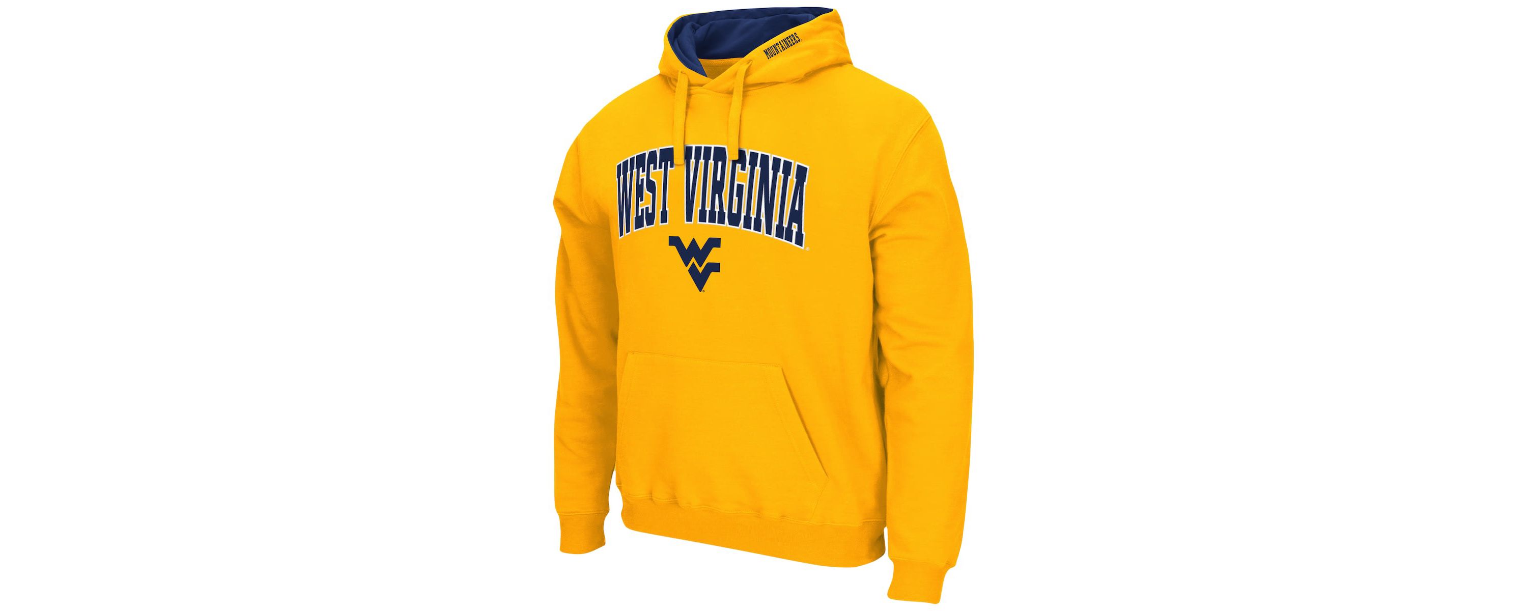 NCAA West Virginia Mountaineers Arch & Logo 3.0 Pullover Hoodie