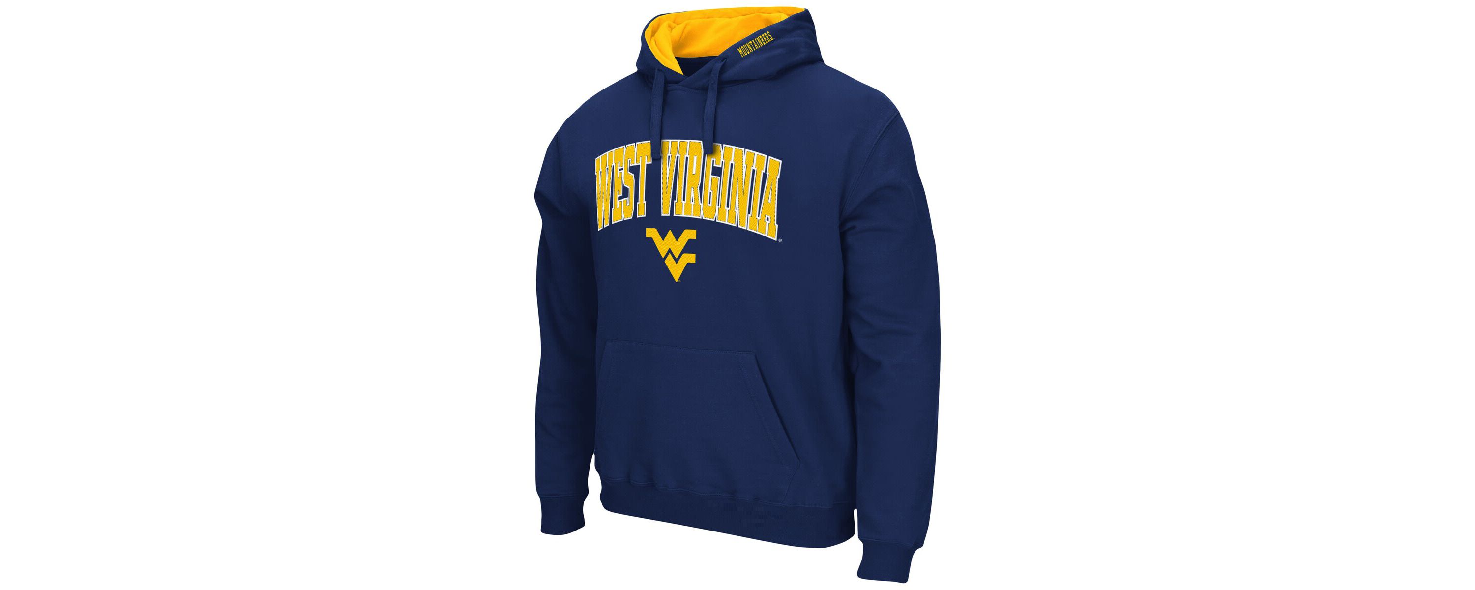 NCAA West Virginia Mountaineers Arch & Logo 3.0 Pullover Hoodie