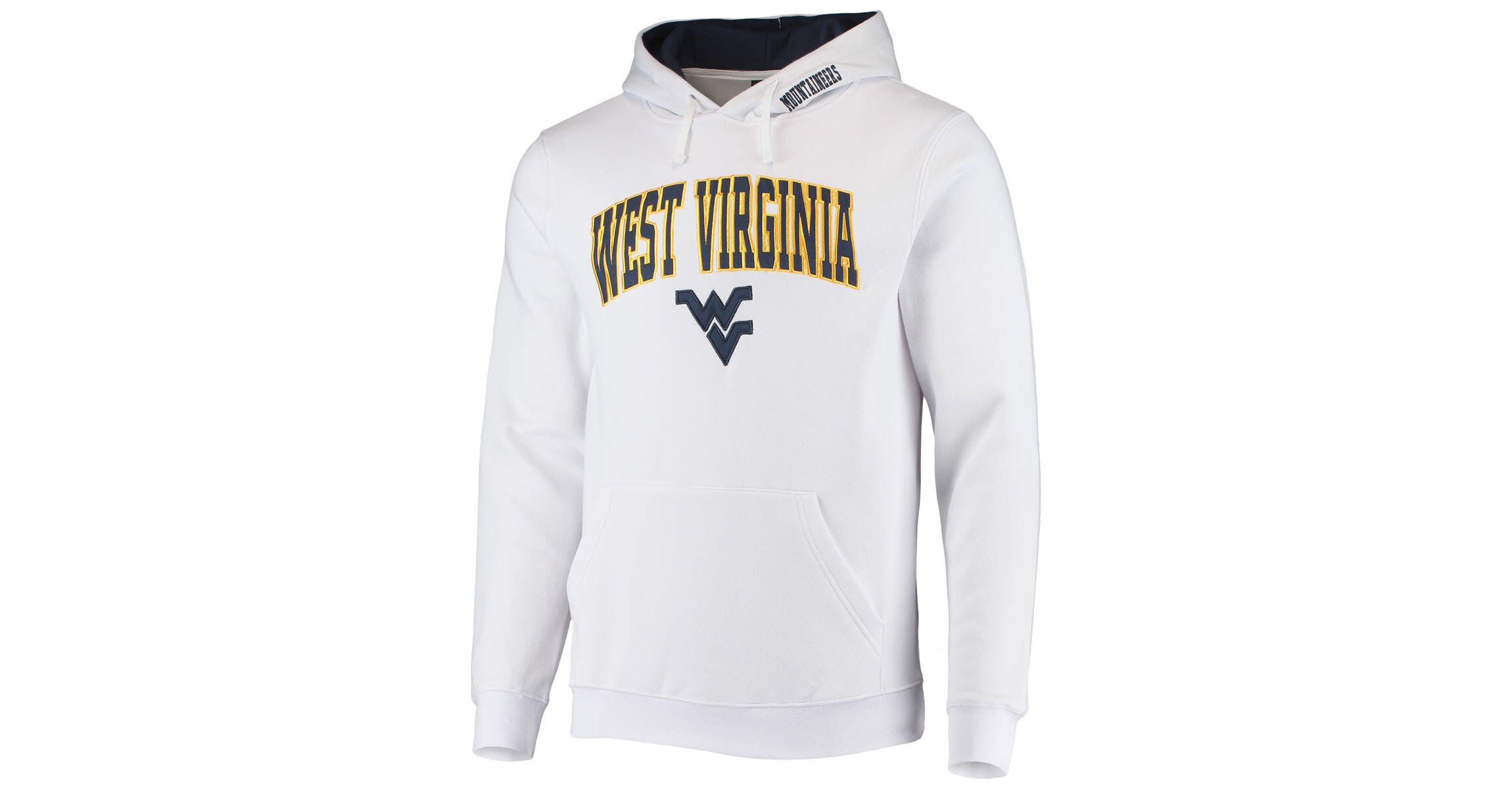 NCAA West Virginia Mountaineers Arch & Logo 3.0 Pullover Hoodie