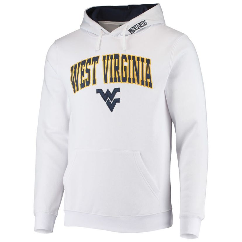 NCAA West Virginia Mountaineers Arch & Logo 3.0 Pullover Hoodie