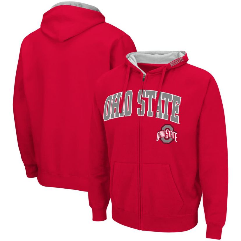 NCAA Ohio State Buckeyes Logo Full-Zip Hoodie