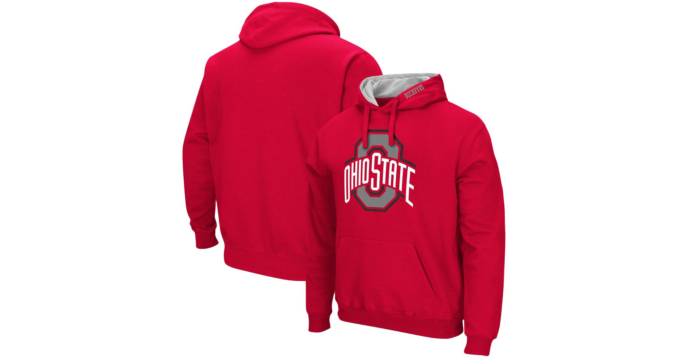 NCAA Ohio State Buckeyes Arch and Logo Pullover Hoodie