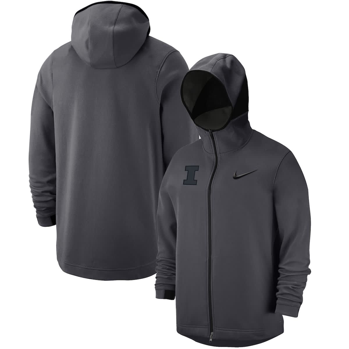 NCAA Nike Illinois Fighting Illini Tonal Showtime Full-Zip Hoodie