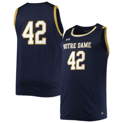NCAA Under Armour #42 Notre Dame Fighting Irish Replica Basketball Jersey
