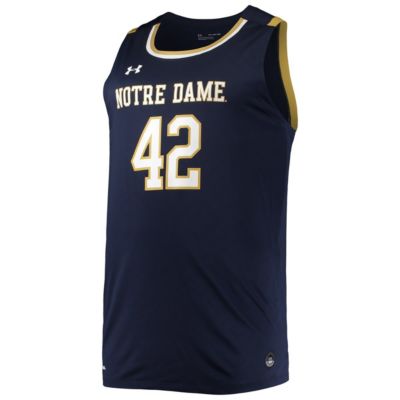 NCAA Under Armour #42 Notre Dame Fighting Irish Replica Basketball Jersey