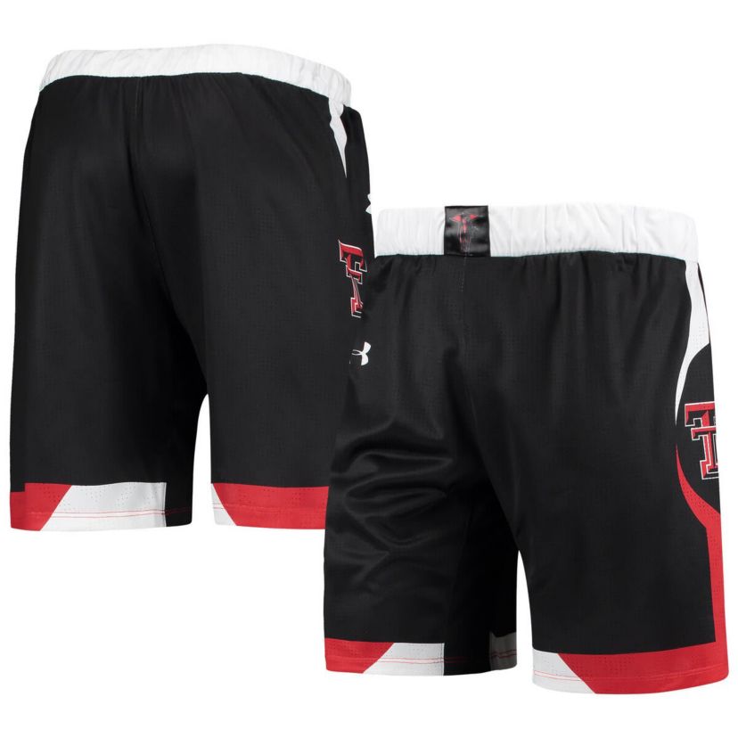Texas Tech Red Raiders NCAA Under Armour Texas Tech Raiders Team Replica Basketball Shorts