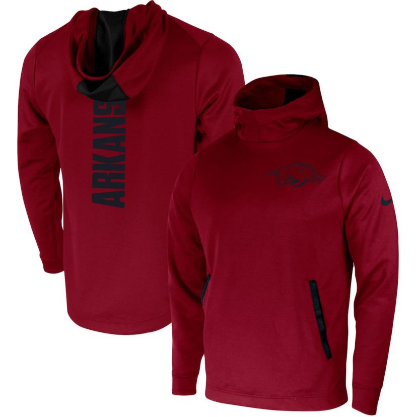 NCAA Nike Arkansas Razorbacks 2-Hit Performance Pullover Hoodie