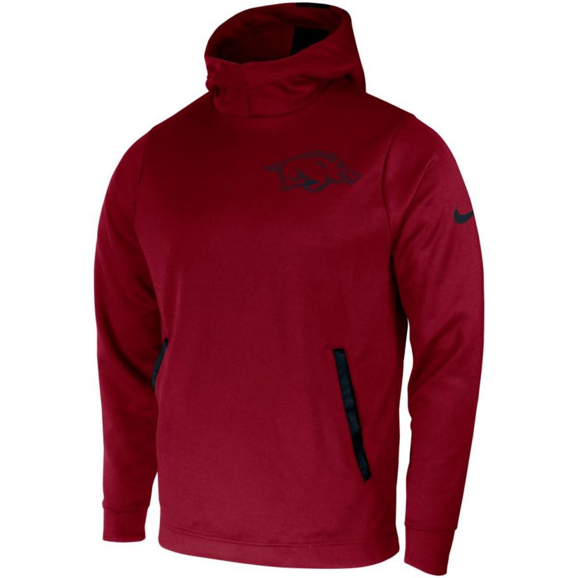 NCAA Nike Arkansas Razorbacks 2-Hit Performance Pullover Hoodie