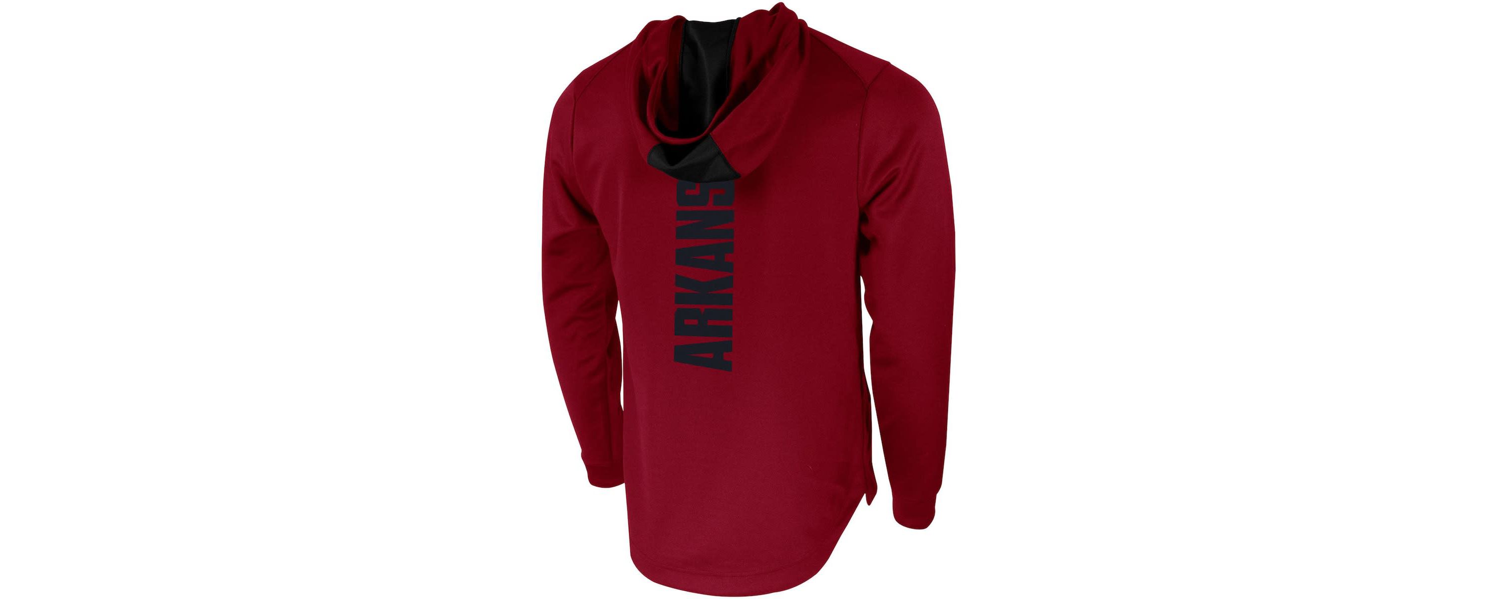 NCAA Nike Arkansas Razorbacks 2-Hit Performance Pullover Hoodie
