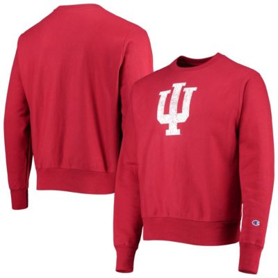 NCAA Indiana Hoosiers Vault Logo Reverse Weave Pullover Sweatshirt