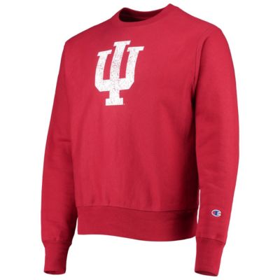 NCAA Indiana Hoosiers Vault Logo Reverse Weave Pullover Sweatshirt