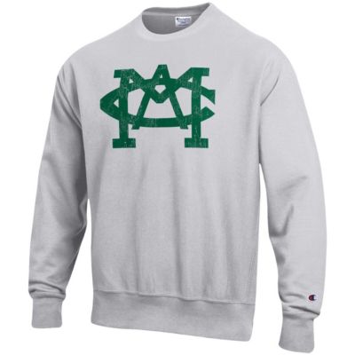 NCAA Heathered Michigan State Spartans Vault Logo Reverse Weave Pullover Sweatshirt