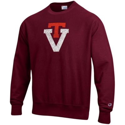 NCAA Virginia Tech Hokies Vault Logo Reverse Weave Pullover Sweatshirt