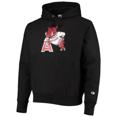 NCAA Arkansas Razorbacks Vault Logo Reverse Weave Pullover Hoodie
