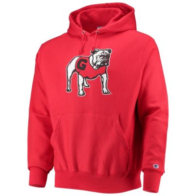 NCAA Georgia Bulldogs Vault Logo Reverse Weave Pullover Hoodie