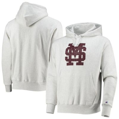 NCAA ed Mississippi State Bulldogs Team Vault Logo Reverse Weave Pullover Hoodie