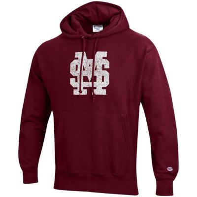 NCAA Mississippi State Bulldogs Vault Logo Reverse Weave Pullover Hoodie