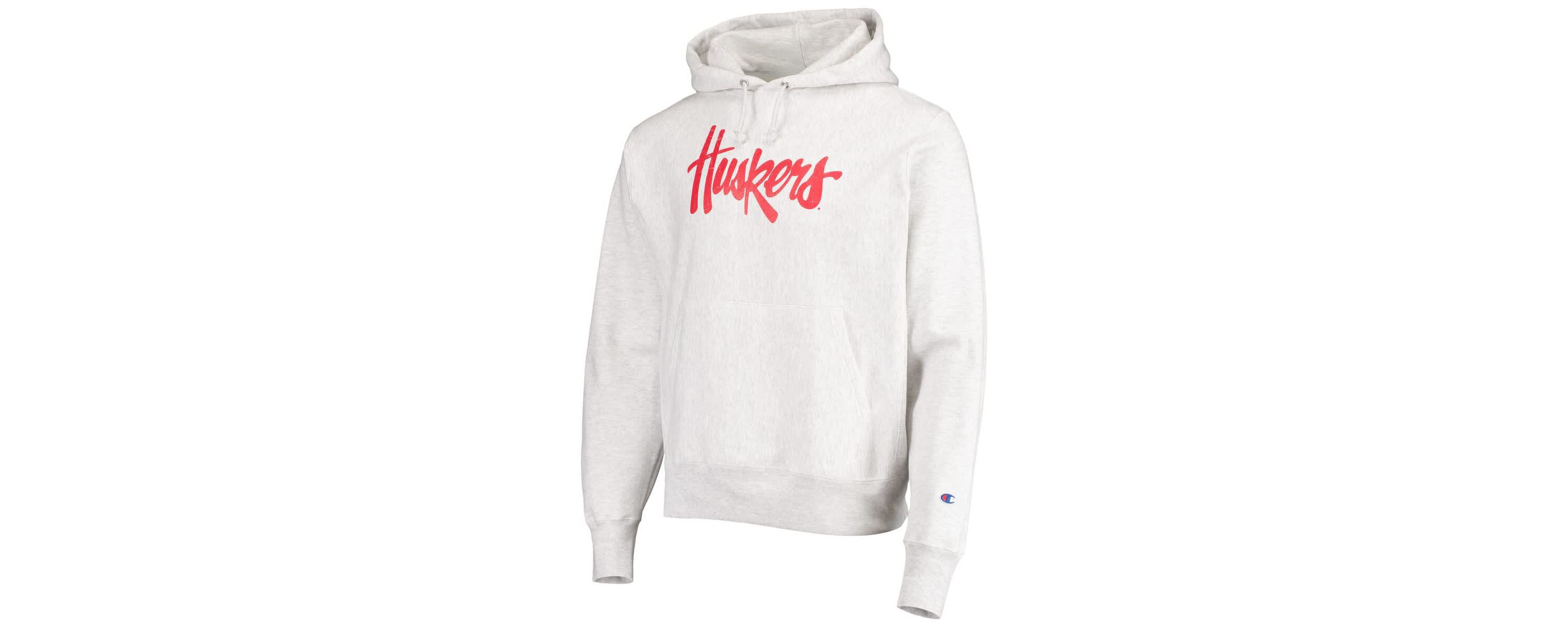NCAA ed Nebraska Huskers Team Vault Logo Reverse Weave Pullover Hoodie