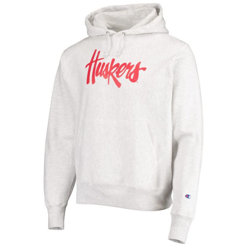 NCAA ed Nebraska Huskers Team Vault Logo Reverse Weave Pullover Hoodie