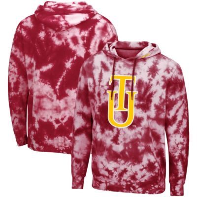 NCAA Tuskegee Golden Tigers Tie-Dye Pullover Hoodie