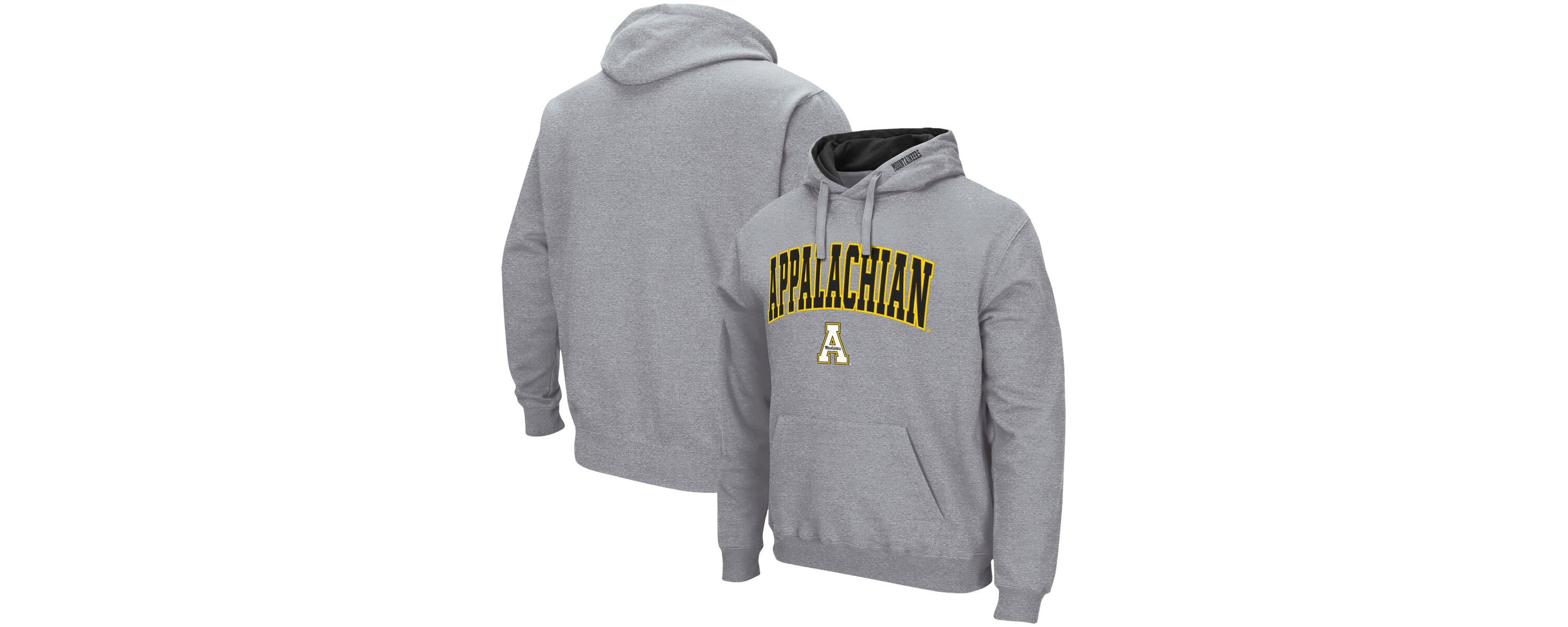 NCAA ed Appalachian State Mountaineers Arch and Logo Pullover Hoodie