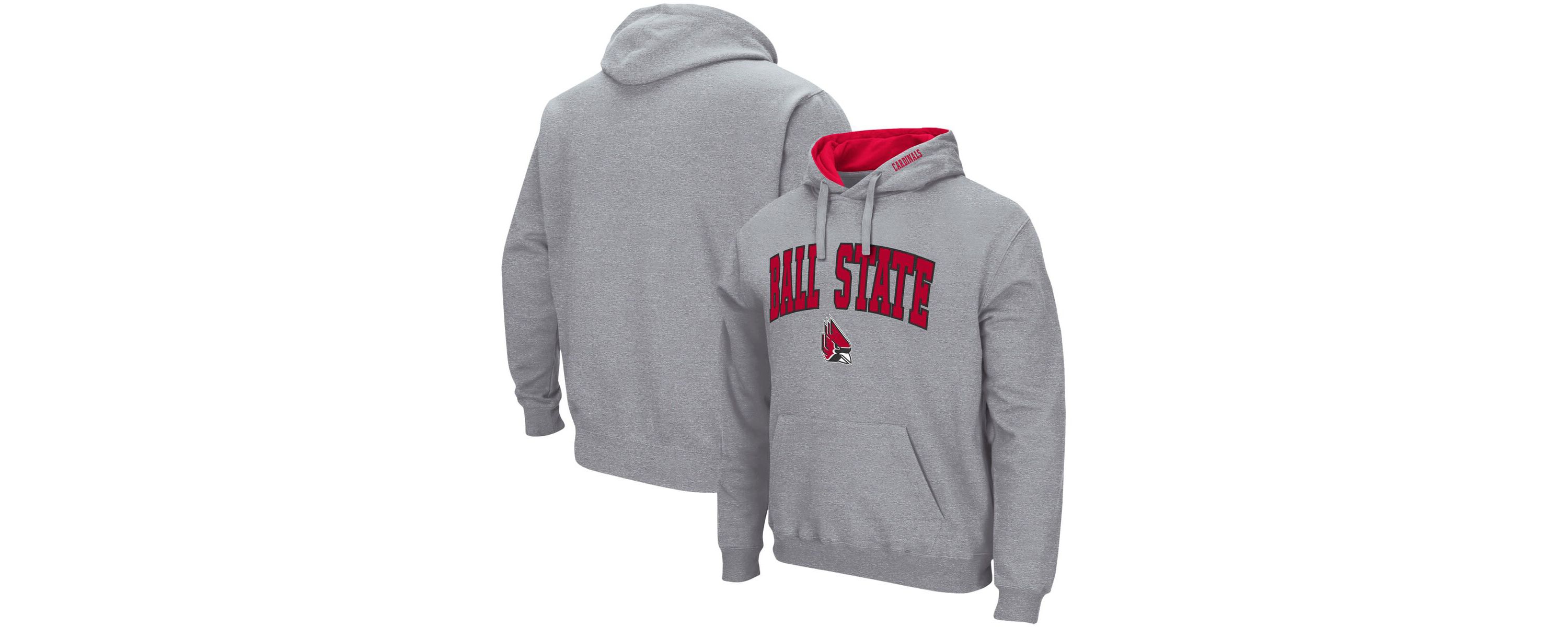 NCAA ed Ball State Cardinals Arch & Logo 3.0 Pullover Hoodie