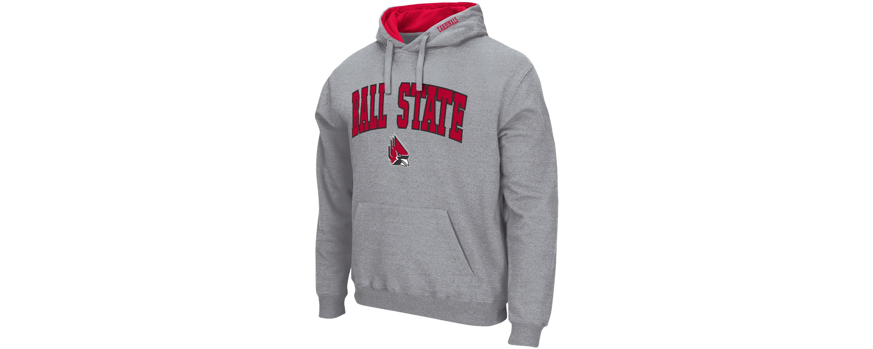 NCAA ed Ball State Cardinals Arch & Logo 3.0 Pullover Hoodie