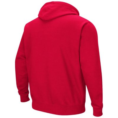 NCAA Ball State Cardinals Arch and Logo Pullover Hoodie