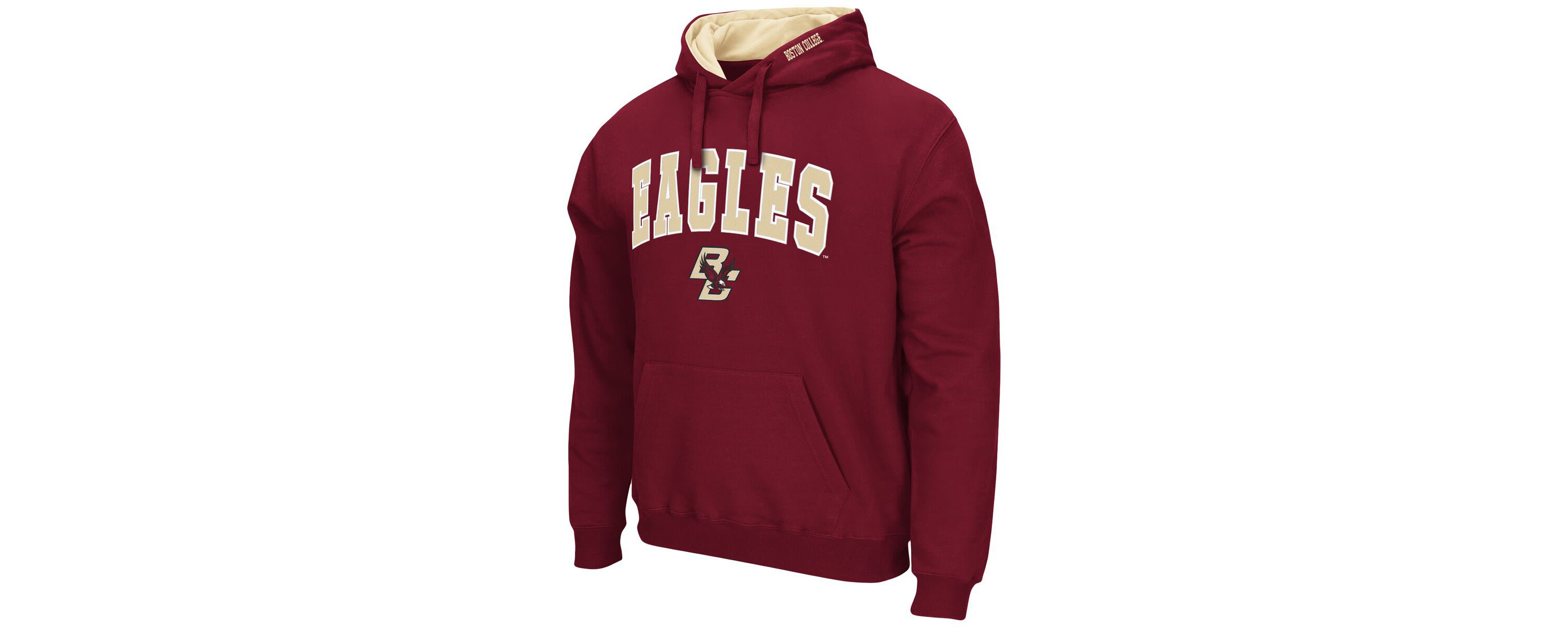 Boston College Eagles NCAA Boston NCAA Eagles Arch and Logo Pullover Hoodie