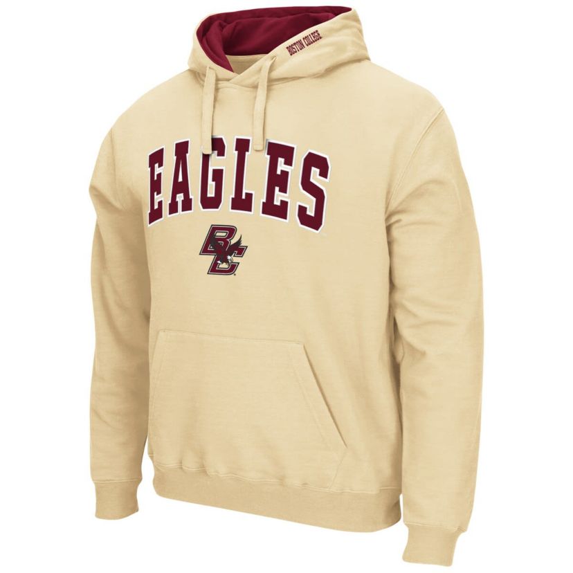 Boston College Eagles NCAA Boston NCAA Eagles Arch and Logo Pullover Hoodie