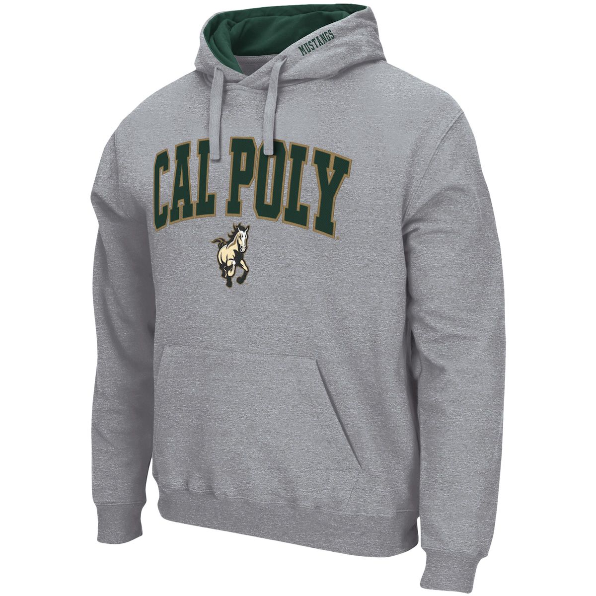 Colosseum NCAA ed Cal Poly Mustangs Arch and Logo Pullover Hoodie | Belk