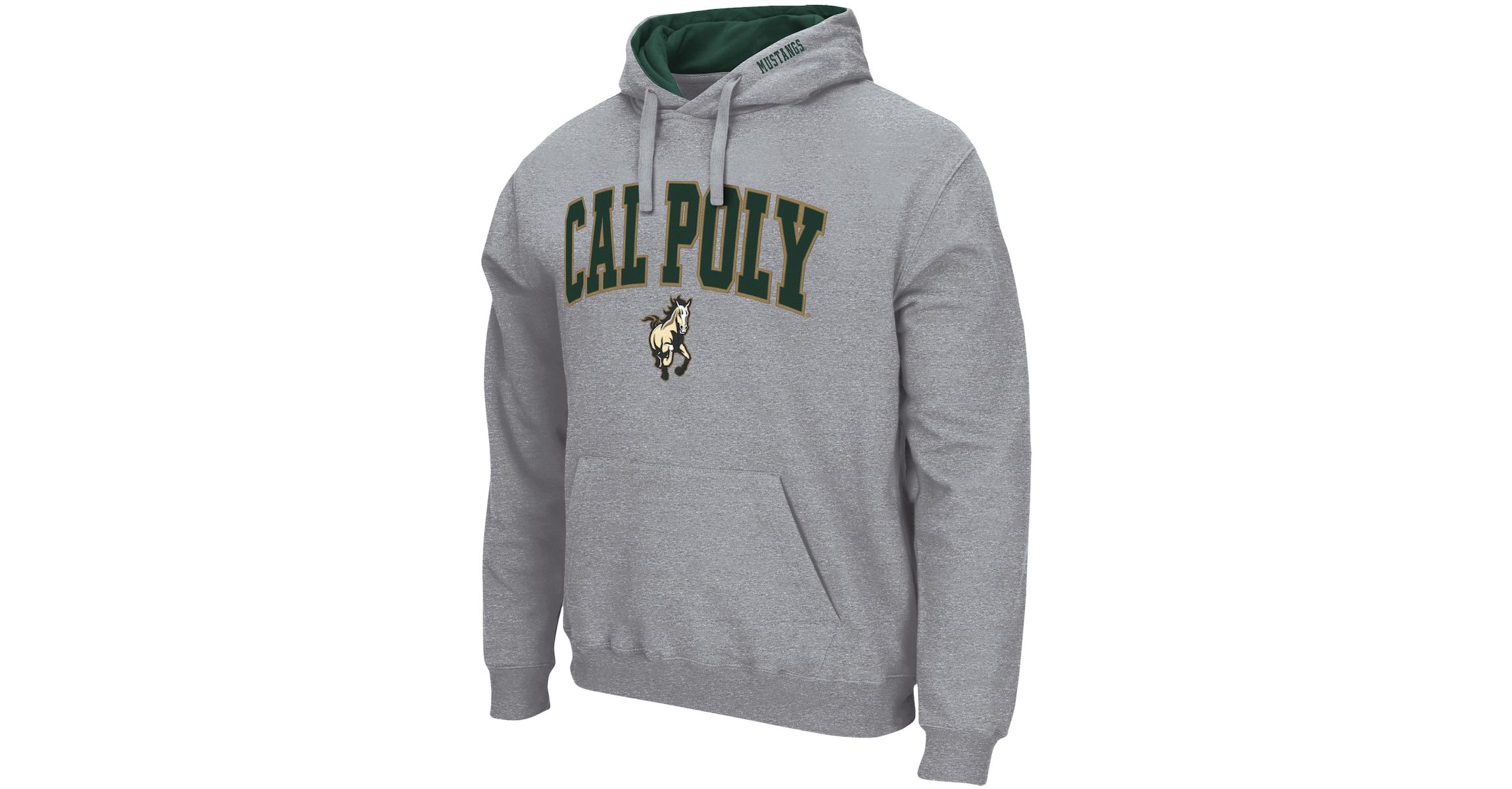 NCAA ed Cal Poly Mustangs Arch and Logo Pullover Hoodie