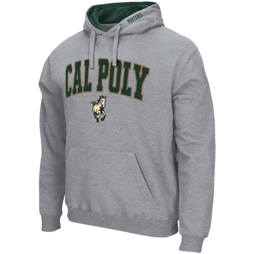 NCAA ed Cal Poly Mustangs Arch and Logo Pullover Hoodie